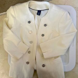 White House Black Market blazer with large buttons
